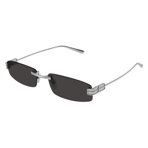 Lunettes de soleil Balenciaga Homme BB0488S001-RUTHENIUM-RUTHENIUM-GREY57 - BB0488S001-RUTHENIUM-RUTHENIUM-GREY57